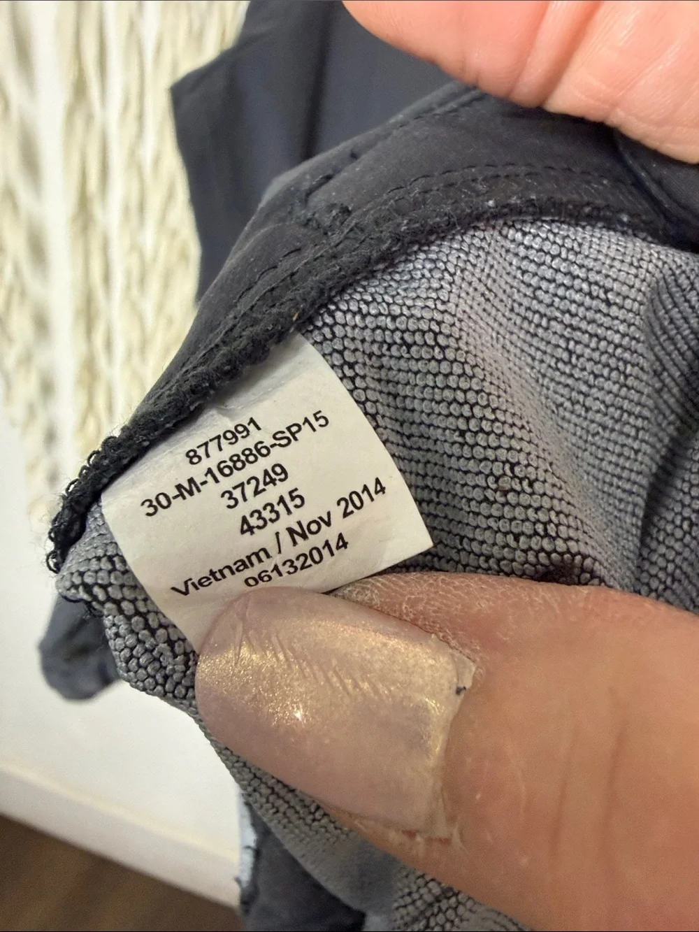 M by Novara Gray Cycling Jacket Size XL High Visibility Pockets Mochneck